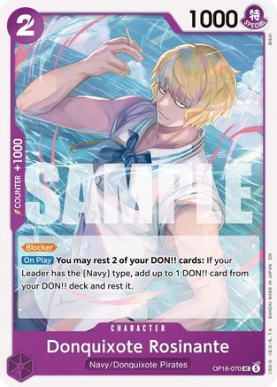 Donquixote Rosinante (OP16-070) - The Time of Battle