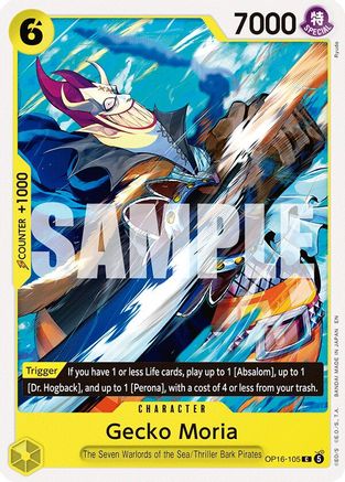 Gecko Moria (OP16-105) - The Time of Battle