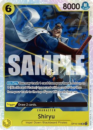 Shiryu (OP16-108) - The Time of Battle Foil