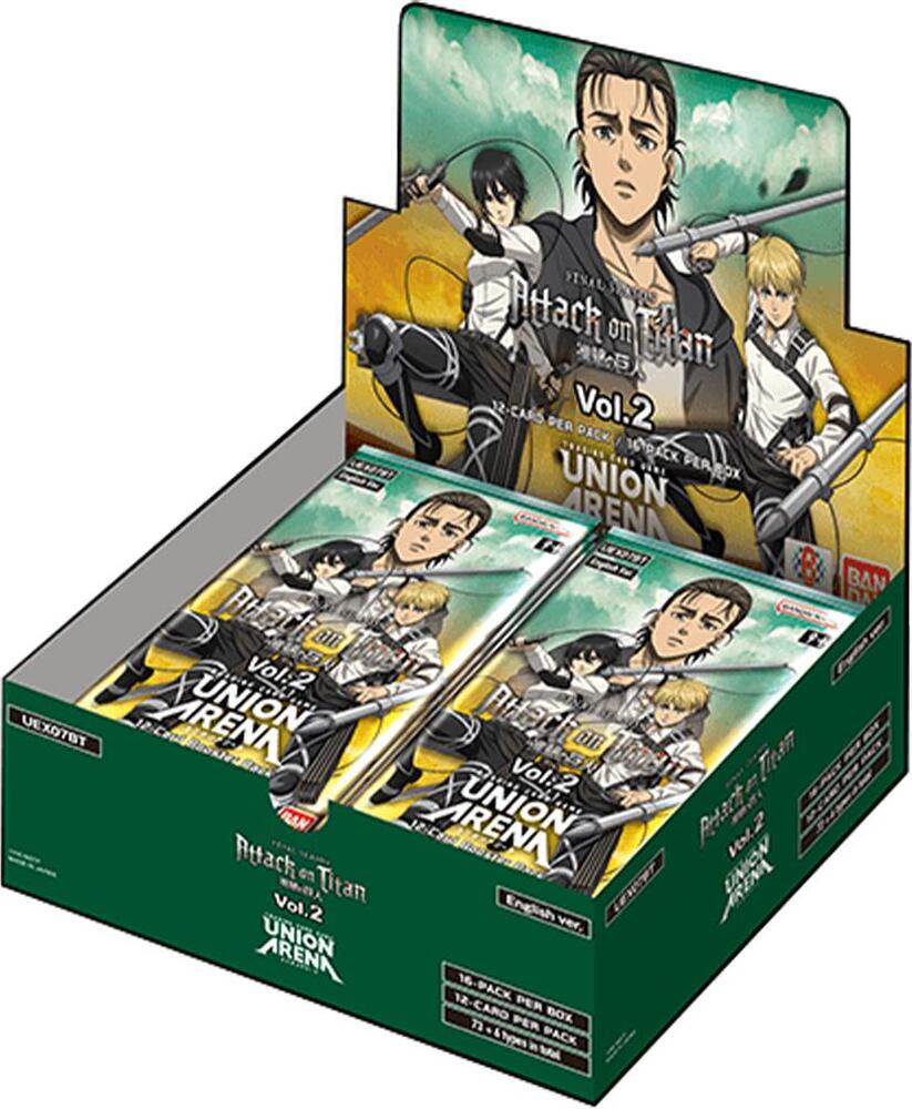 Union Arena TCG - Attack on Titan Vol. 2 Booster Box English