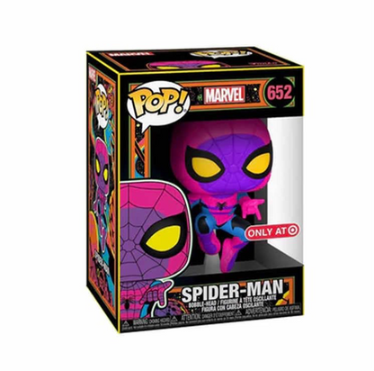 Funko POP! Marvel: Spider-man #652 [Blacklight] [Target Exclusive]