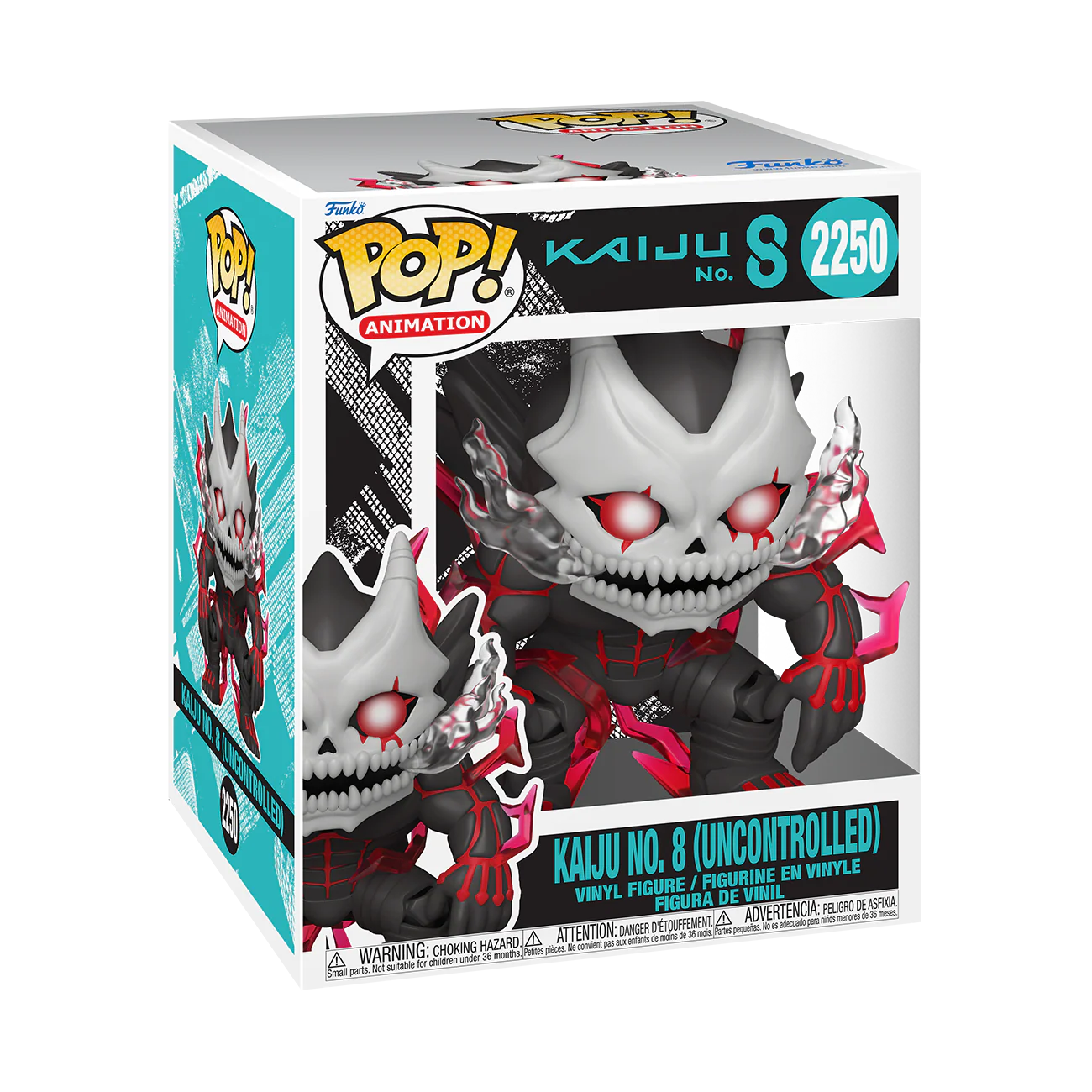 Funko Pop! Anime: Kaiju No. 8 - Isao Shinomiya / Iharu Furuhashi / Haruichi Izumo / Aoi Karuragi / Deluxe Kikoru Shinomiya / Super 6" Kaiju No. 8 (Uncontrolled)