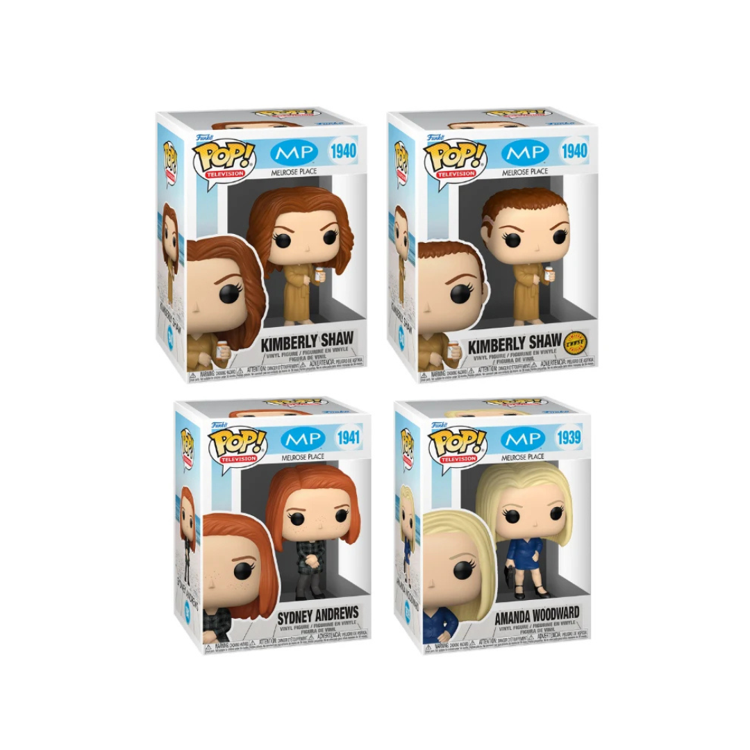 Funko Pop! Television: Melrose Place - Kimberly Shaw / Stacey Andrews / Amanda Woodward *PREORDER*