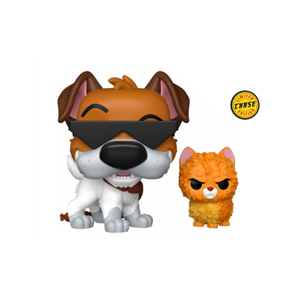 Funko Pop! Disney: Oliver And Company - Dodger with Oliver / Georgette with Tito