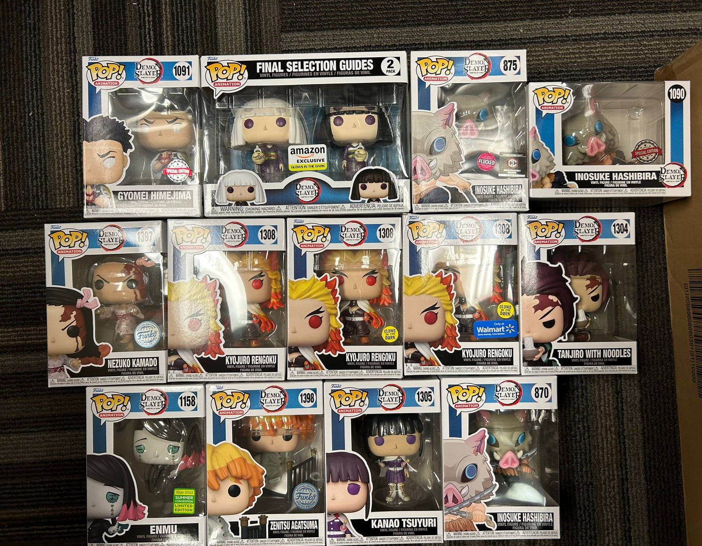 Funko Pop! Anime: Demon Slayer Lot 2/2 **WEB ONLY**