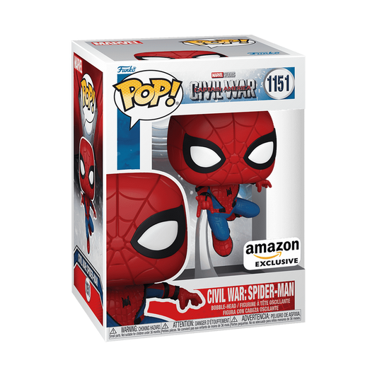 Funko Pop! MARVEL CIVIL WAR: SPIDER-MAN #1151 [AMAZON EXCLUSIVE] *PREORDER*