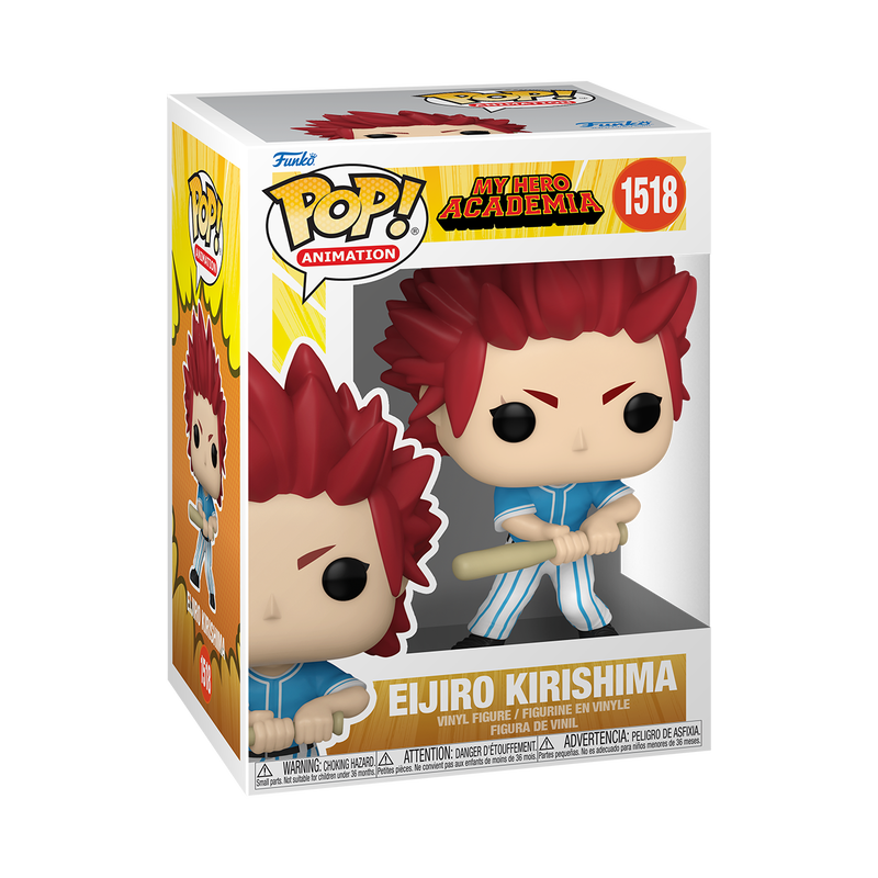 Funko Pop! Anime: My Hero Academia (Hero League Baseball) - Denki Kaminari #1517 / Eijiro Kirishima #1518 / Mashirao Ojiro #1519 / Kyoka Jiro #1520 *PREORDER*