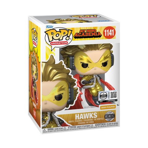 Funko Pop! Anime: My Hero Academia - Hawks #1141 *Metallic* [Funko Limited Edition - 3,500pcs] *PREORDER*