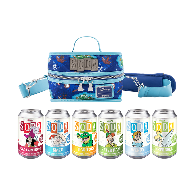 Funko VINYL SODA DISNEY PETER PAN 6-PACK with COOLER BAG [FUNKO SHOP EXCLUSIVE] *PREORDER*