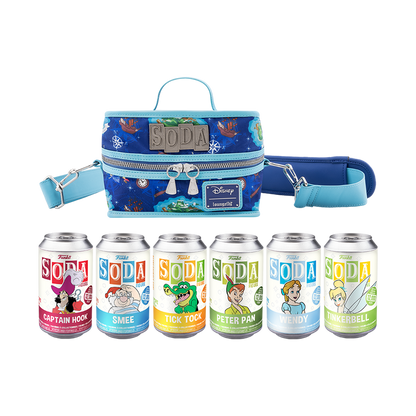 Funko VINYL SODA DISNEY PETER PAN 6-PACK with COOLER BAG [FUNKO SHOP EXCLUSIVE] *PREORDER*