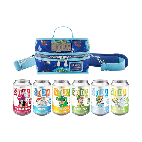 Funko VINYL SODA DISNEY PETER PAN 6-PACK with COOLER BAG [FUNKO SHOP EXCLUSIVE] *PREORDER*