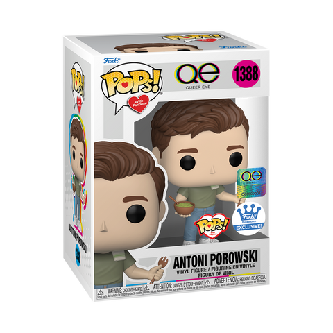 Funko Pop! QUEER EYE ANTONI POROWSKI #1388 with PURPOSE [FUNKO SHOP EXCLUSIVE] *PREORDER*