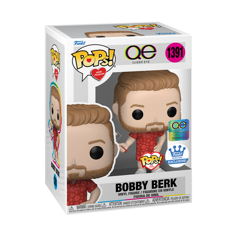 Funko Pop! QUEER EYE BOBBY BERK #1391 with PURPOSE [FUNKO SHOP EXCLUSIVE] *PREORDER*