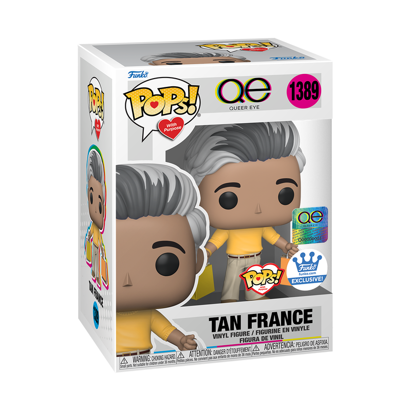 Funko Pop! QUEER EYE TAN FRANCE #1389 with PURPOSE [FUNKO SHOP EXCLUSIVE] *PREORDER*