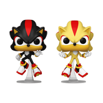 Funko Pop! Games: Sonic The Hedgehog - Shadow & Super Shadow 2pk [GameStop Exclusive - GITD]