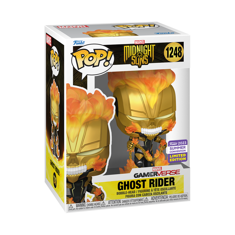 FUNKO POP! MARVEL MIDNIGHT SUNS GAMEVERSE GHOST RIDER #1248 [2023 SDCC SHARED EXCLUSIVE] *PREORDER*