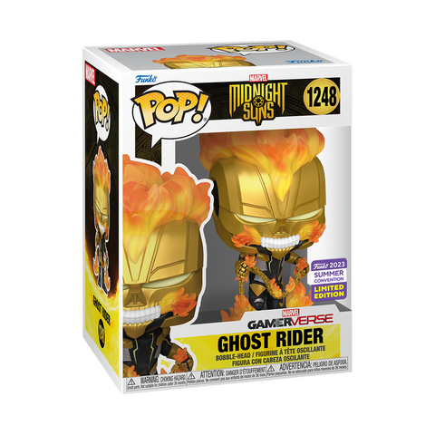 FUNKO POP! MARVEL MIDNIGHT SUNS GAMEVERSE GHOST RIDER #1248 [2023 SDCC SHARED EXCLUSIVE] *PREORDER*