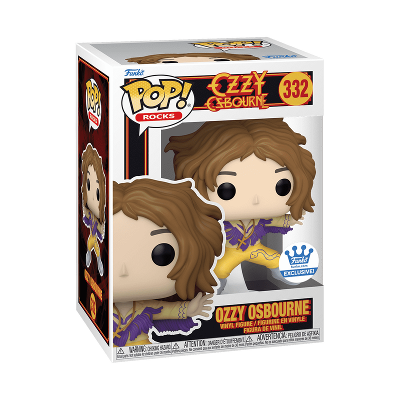 Funko Pop! ROCKS OZZY OSBOURNE IN PURPLE FRINGE OUTFIT #332 [ FUNKO SHOP] *PREORDER*