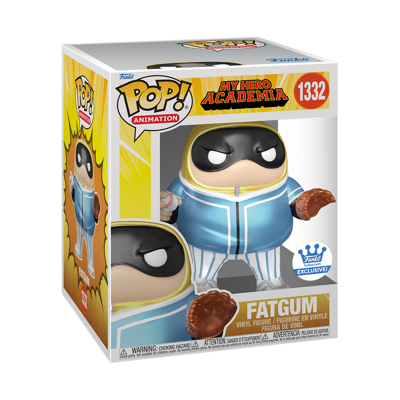 Funko Pop! MY HERO ACADEMIA BASEBALL LEAGUE METALLIC FATGUM #1332 [FUNKO SHOP EXCLUSIVE] *PREORDER*