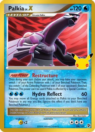 Palkia LV.X 106/106  - Holofoil ME 30th Celebration Classic Collection - Classic Collection