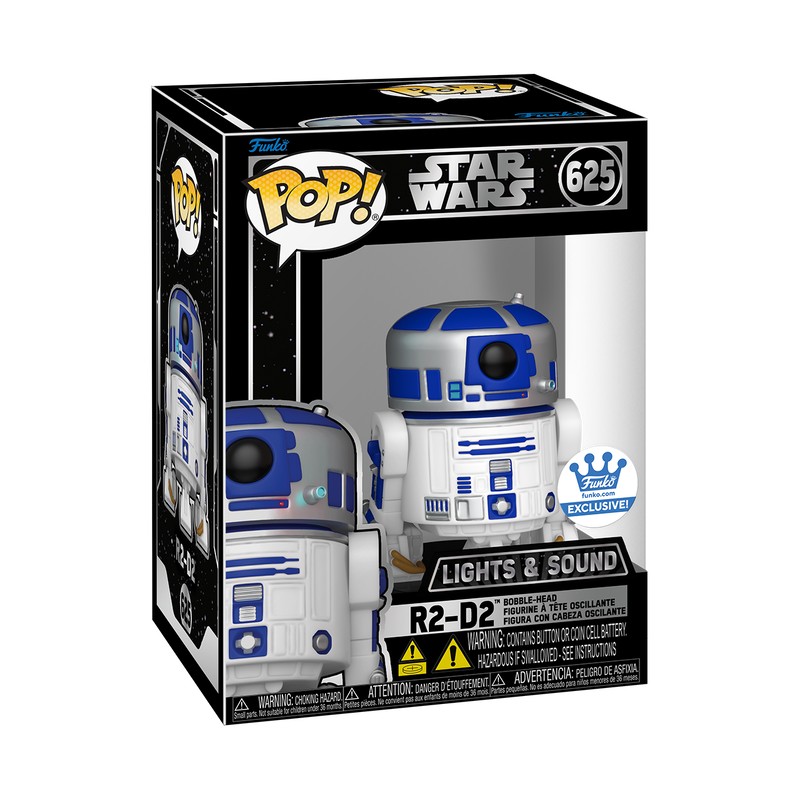 Funko Pop! STAR WARS R2-D2 LIGHTS AND SOUNDS #625 [FUNKO SHOP EXCLUSIVE]