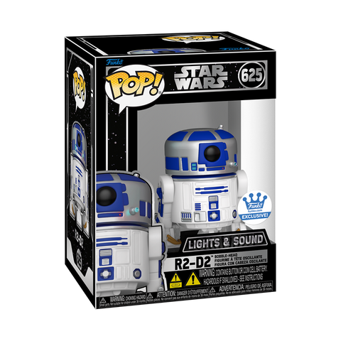 Funko Pop! STAR WARS R2-D2 LIGHTS AND SOUNDS #625 [FUNKO SHOP EXCLUSIVE] *PREORDER*
