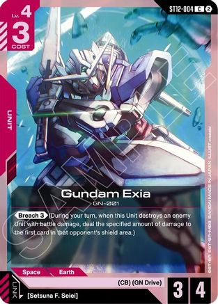 Gundam Exia (ST12-004) - Starter Deck 12 Raging Onslaught