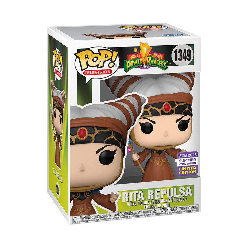 FUNKO POP! TELEVISION POWER RANGERS RITA REPULSA #1349 [2023 SDCC SHARED EXCLUSIVE] *PREORDER*
