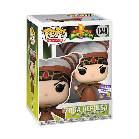 FUNKO POP! TELEVISION POWER RANGERS RITA REPULSA #1349 [2023 SDCC SHARED EXCLUSIVE] *PREORDER*