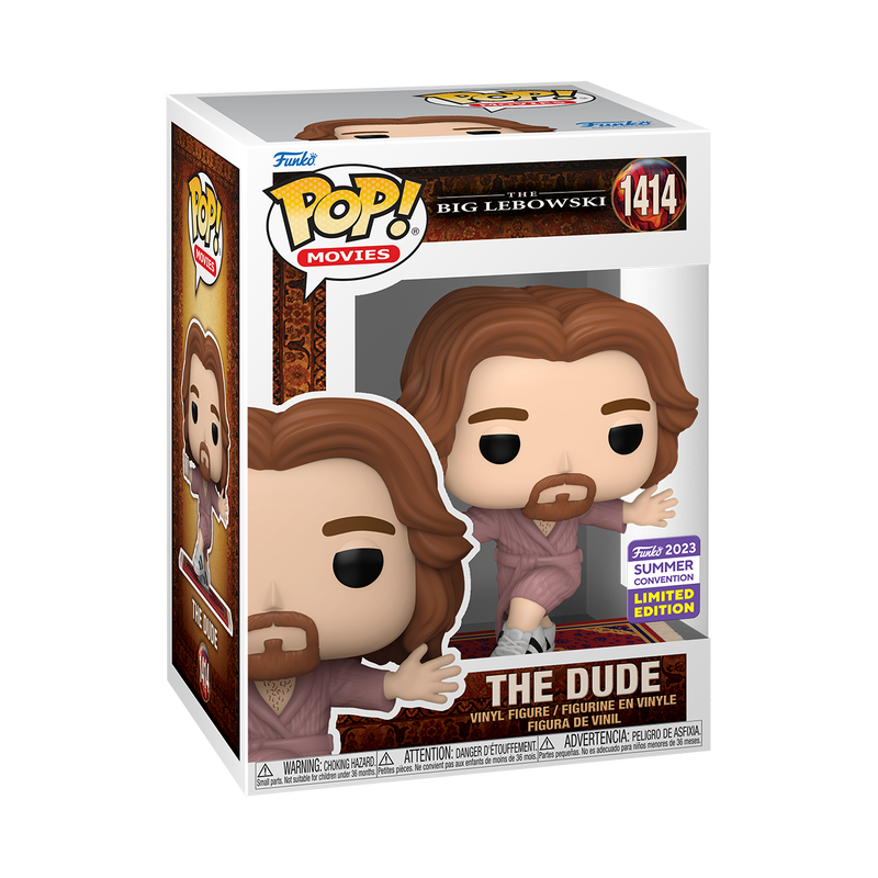 FUNKO POP! Movie The Big Lebowski THE DUDE in ROBE #1414 [2023 SDCC SHARED EXCLUSIVE] *PREORDER*
