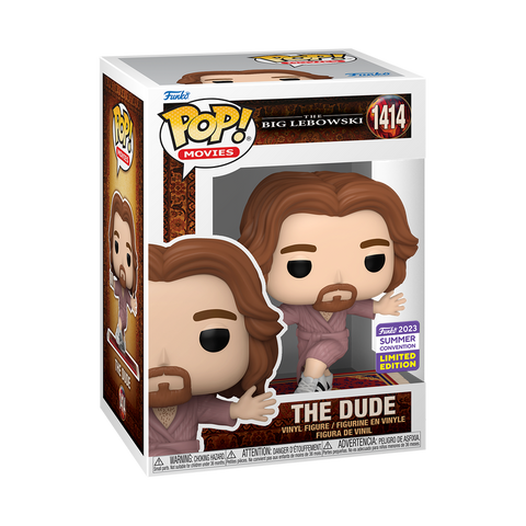 FUNKO POP! Movie The Big Lebowski THE DUDE in ROBE #1414 [2023 SDCC SHARED EXCLUSIVE] *PREORDER*