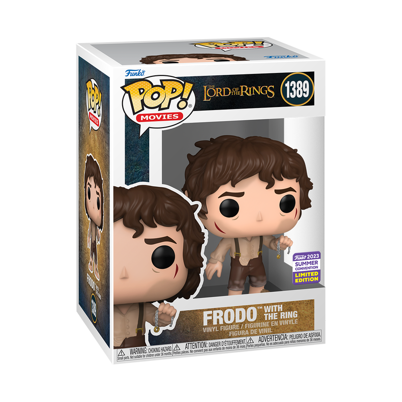 FUNKO POP! MOVIE LORD OF THE RINGS FRODO with RING #1389 [2023 SDCC SHARED EXCLUSIVE] *PREORDER*