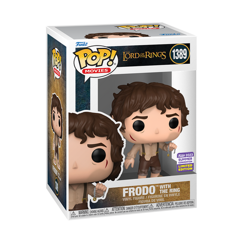 FUNKO POP! MOVIE LORD OF THE RINGS FRODO with RING #1389 [2023 SDCC SHARED EXCLUSIVE] *PREORDER*