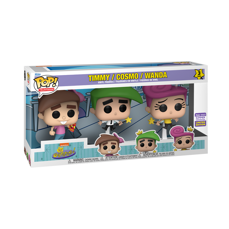 FUNKO POP! TELEVISION FAIRY ODDPARENTS 3-PACK [2023 SDCC SHARED EXCLUSIVE] *PREORDER*