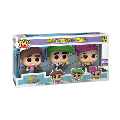 FUNKO POP! TELEVISION FAIRY ODDPARENTS 3-PACK [2023 SDCC SHARED EXCLUSIVE] *PREORDER*