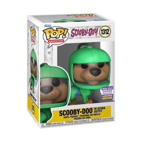 FUNKO POP! SCOOBY DOO in SCUBA Outfit #1312 [2023 SDCC SHARED EXCLUSIVE] *PREORDER*