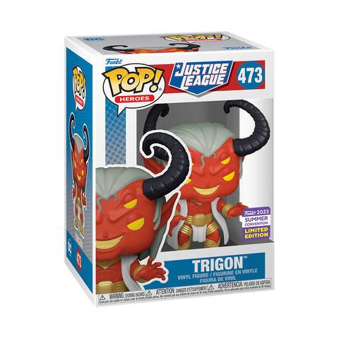 FUNKO POP! DC HEROES TRIGON #473 [2023 SDCC SHARED EXCLUSIVE] *PREORDER*