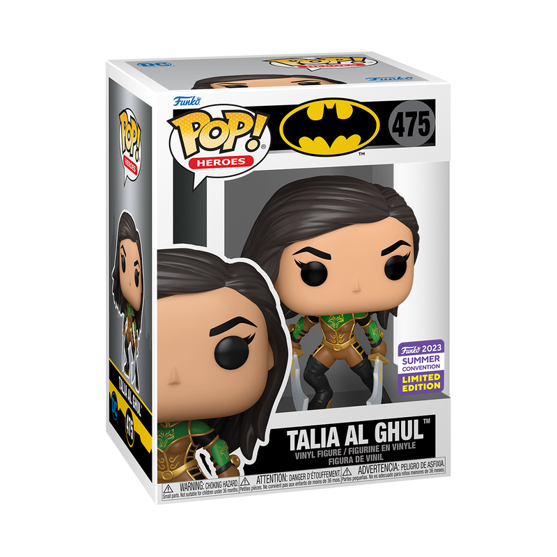 FUNKO POP! DC HEROES TALIA AL GHUL #475 [2023 SDCC SHARED EXCLUSIVE] *PREORDER*