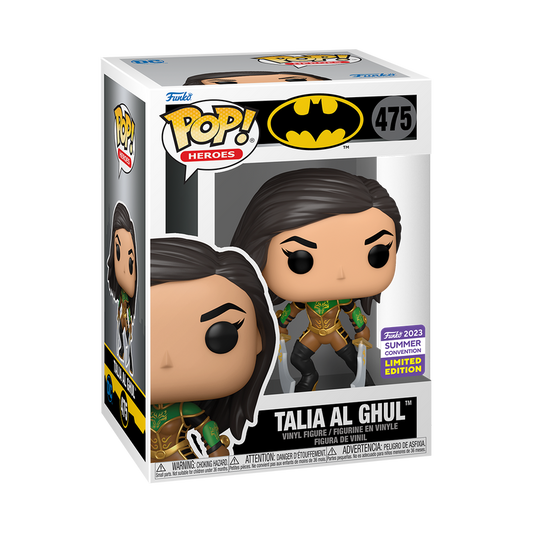 FUNKO POP! DC HEROES TALIA AL GHUL #475 [2023 SDCC SHARED EXCLUSIVE] *PREORDER*