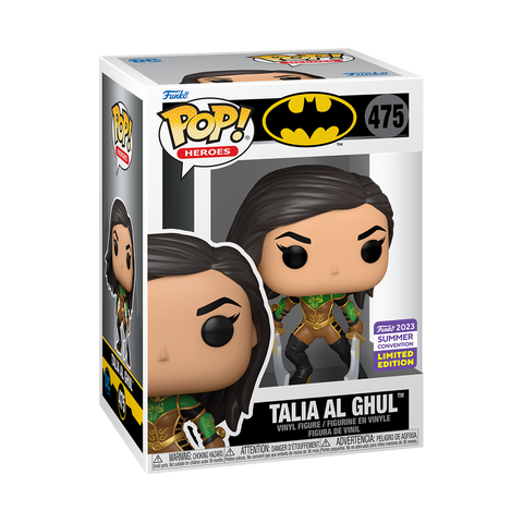 FUNKO POP! DC HEROES TALIA AL GHUL #475 [2023 SDCC SHARED EXCLUSIVE] *PREORDER*