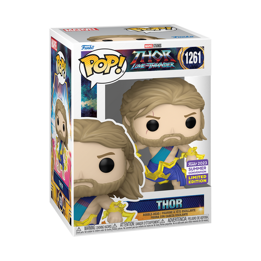 FUNKO POP! MARVEL LOVE AND THUNDER THOR IN TOGA #1261 [2023 SDCC SHARED EXCLUSIVE] *PREORDER*