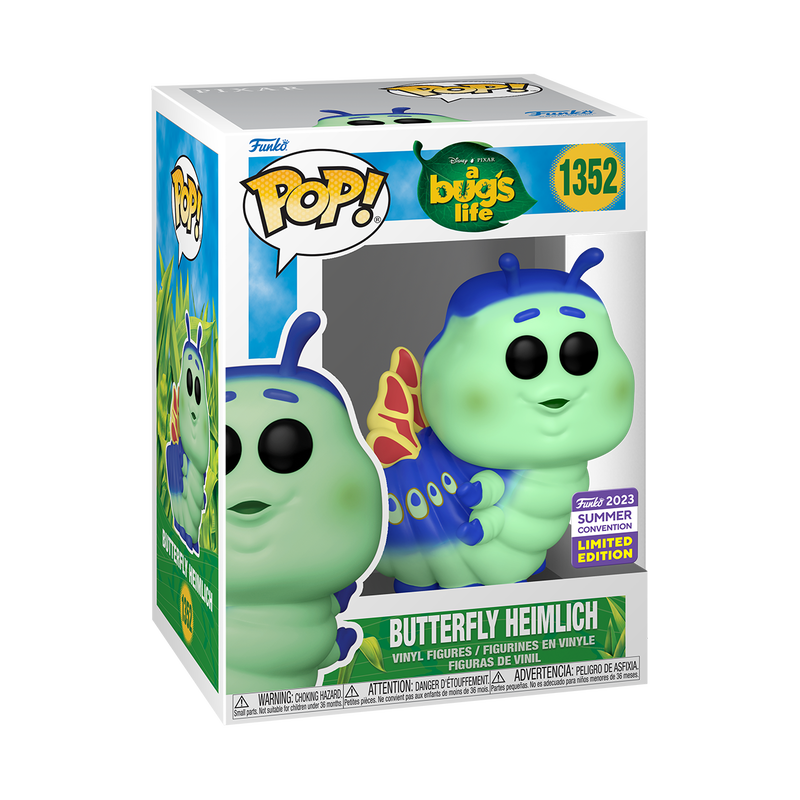 FUNKO POP! DISNEY A BUG'S LIFE BUTTERFLY HEIMLICH #1352 [2023 SDCC SHARED EXCLUSIVE]