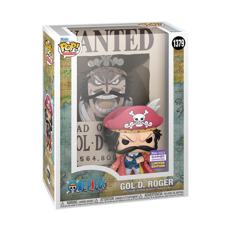 FUNKO POP! POSTER ANIME ONE PIECE GOL D ROGER  [2023 SDCC SHARED EXCLUSIVE]