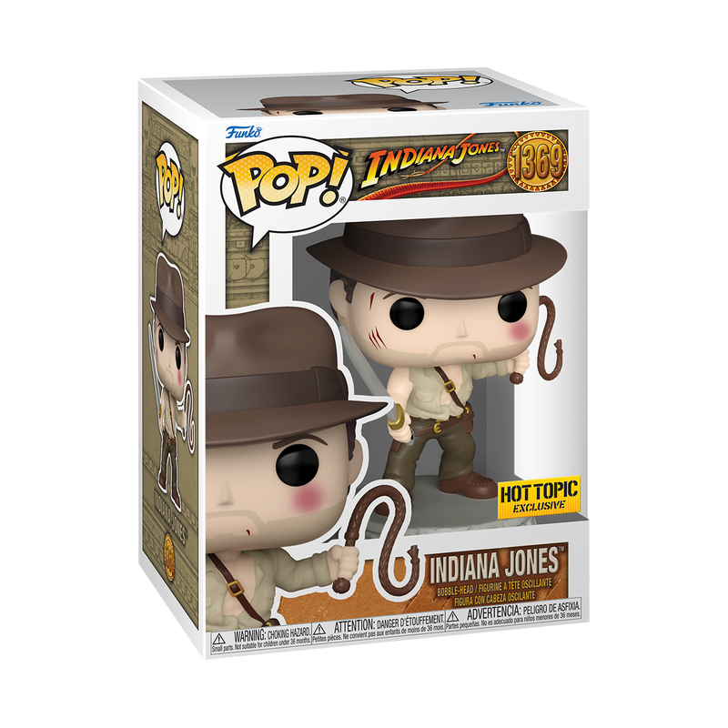 Funko Pop! INDIANA JONES with WHIP #1369 [HOT TOPIC EXCLUSIVE] *PREORDER*
