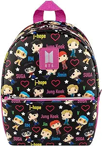 BTS Mini Backpack Band W/Hearts