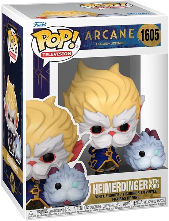 Funko Pop! Television: Arcane - Ekko / Silco / Heimerdinger with Poro / Jinx / Vi