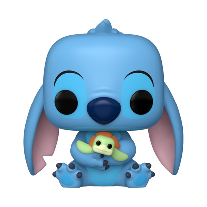 Funko Pop! DISNEY LILO & STITCH STITCH WITH TURTLE #135 [HOT TOPIC EXCLUSIVE]