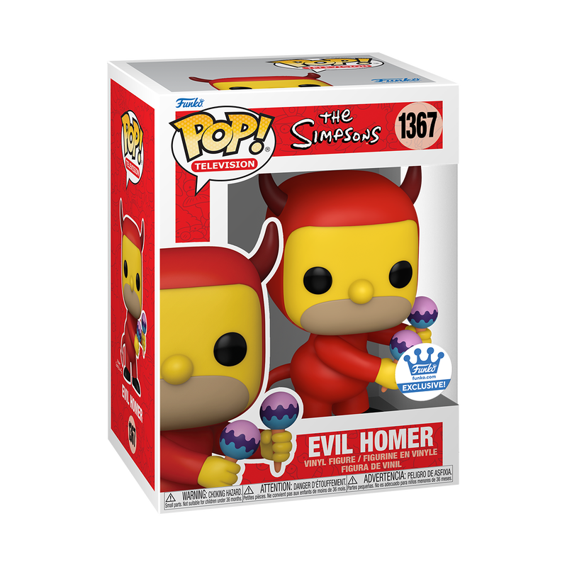 Funko Pop! THE SIMPSONS EVIL HOMER #1367 [Funko Shop Exclusive] *PREORDER*