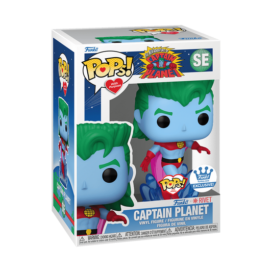 FUNKO POP! CAPTAIN PLANET #SE (FUNKO SHOP EXCL.) *PREORDER*