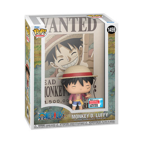 FUNKO POP! ANIME ONE PIECE MONKEY D LUFFY WANTED POSTER #1459 [2023 NYCC FALL CONVENTION EXCLUSIVE] *PREORDER*